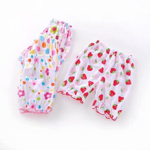 0-1一3岁女童潮薄款宝宝短裤子夏灯笼天季外穿白色婴儿纯棉婴幼儿