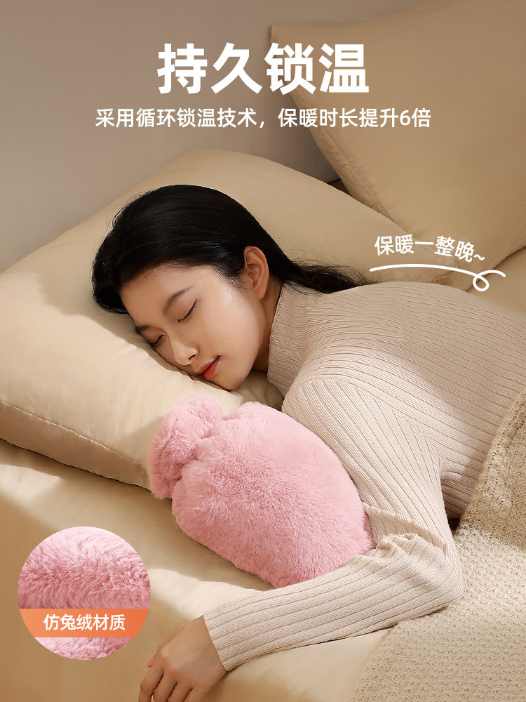 热水袋注水加长暖水袋暖脚大号老式灌水热水袋床上敷肚子学生被窝