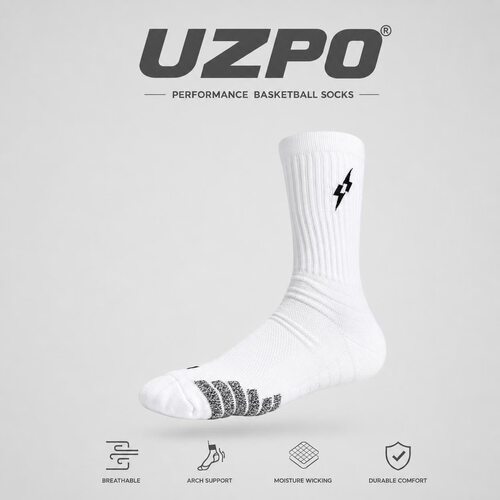 UZPO 篮球袜耐磨防滑篮球运动袜训练夏季薄款透气闪电CY2