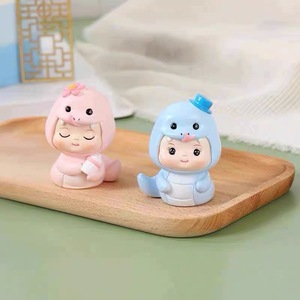 2025新年蛋糕装饰小蛇宝宝摆件蛇年大吉元旦跨年可爱许愿蛇宝插件