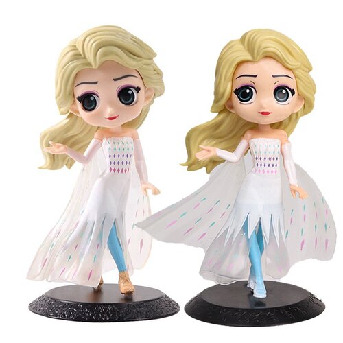 网红爱莎冰雪公主蛋糕装饰摆件艾莎公主女孩女生生日装扮插件配件