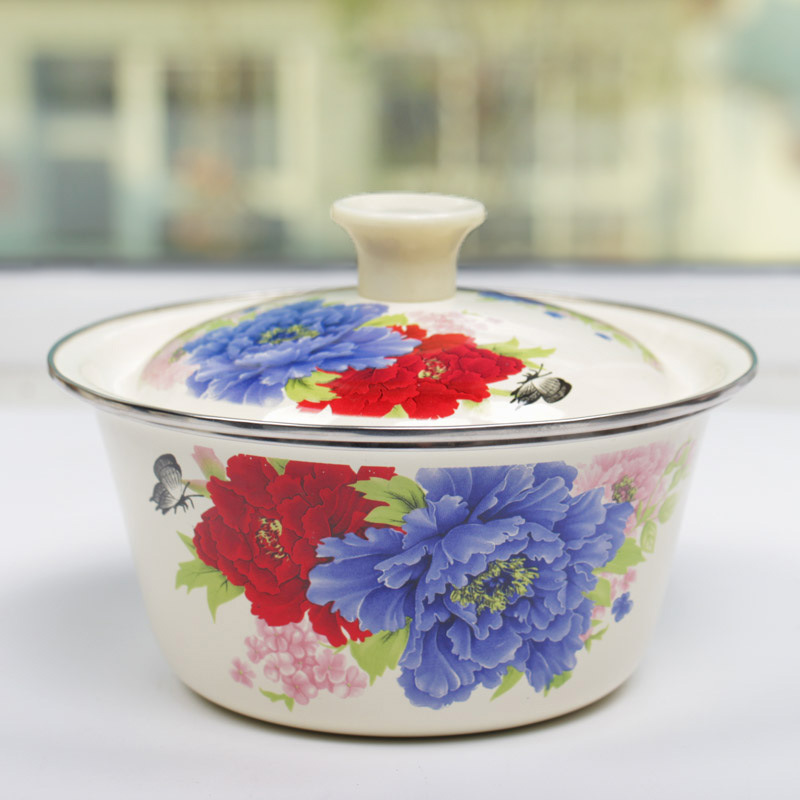 搪瓷碗汤盆饺子馅料盆猪油老式怀旧家用厨房带盖珐琅瓷大碗盆子在类目 餐饮具, 餐具, 碗中 - 来自Buy2taobao.com提供专业的淘宝代购服务