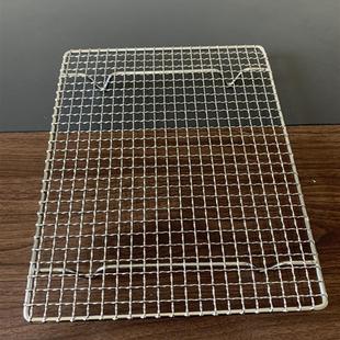 冷却架 304不锈钢烧烤网长方形 蛋糕晾网 沥油网架 托盘 烘焙工具