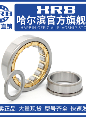 HRB哈尔滨轴承NU NJ NF RN RNU N 205 206 207 208 M EM 圆柱滚子