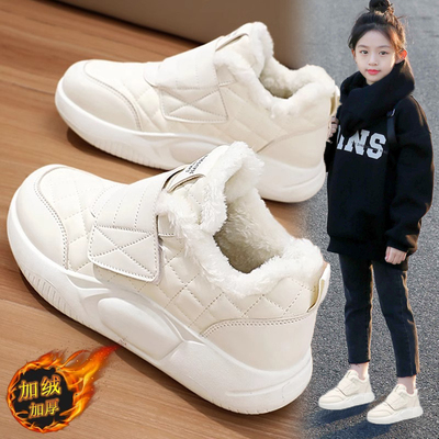 女童棉鞋防滑软底加绒保暖女孩