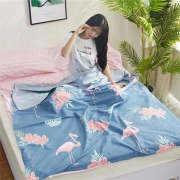 Thương hiệu cao cấp cotton túi ngủ khách sạn khách sạn trên khắp người lớn du lịch bẩn khách sạn kinh doanh di động giường đôi - Túi ngủ