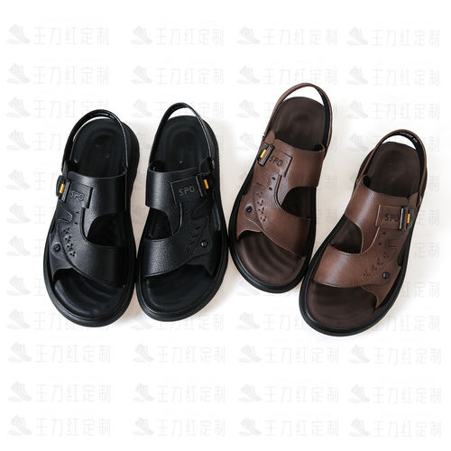【玉米专享】王力红家定制  SZ6687     新款Y定制男士凉鞋Y15
