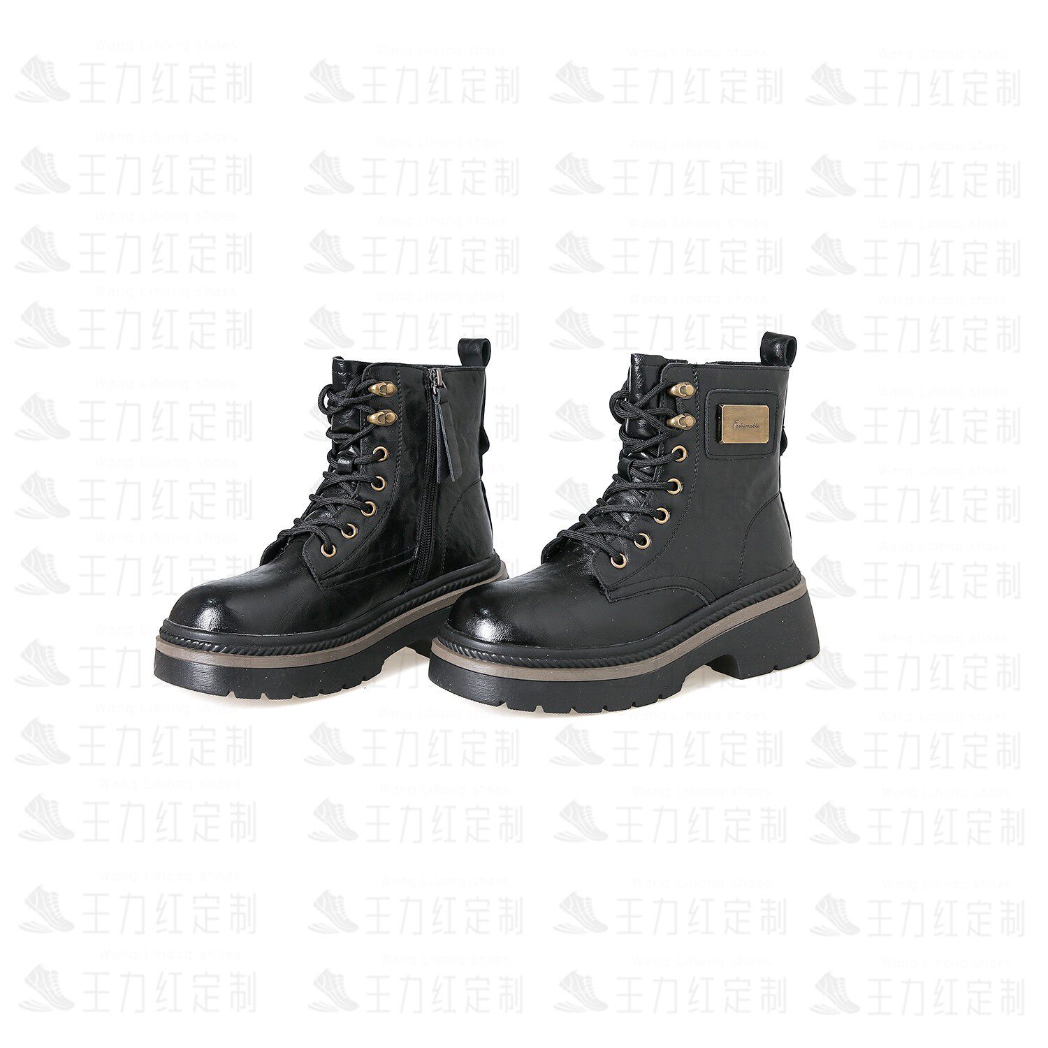【官邀宠粉节】王力红家定制 ZY887  新款Y定制休闲马丁靴Y15