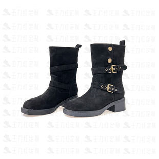 玉米专享 新款 王力红家定制 Y定制休闲马丁靴Y15 SZ2218