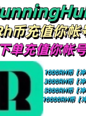 RunningHub积分rh充值直充ai图生或文生视频数字人工作流音频生成