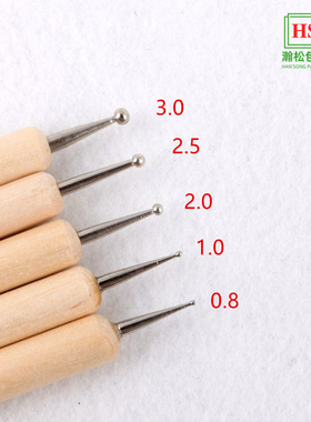 压线笔压痕笔美术绘画笔无水笔手工画素描粘土雕刻笔双头勾线笔