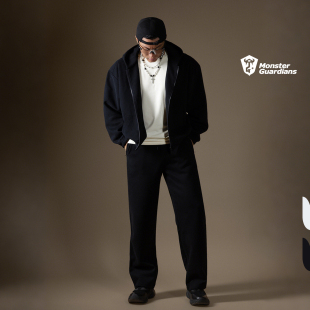 套装 Monster 针织连帽运动休闲卫衣长裤 N系列男子薄款 Guardians