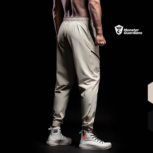 MSGD速干运动健身裤跑步男长裤