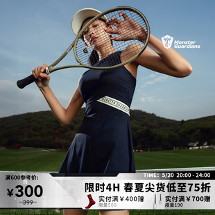 运动网球连衣裙女夏季 修身 Guardians无袖 Monster 羽毛球高尔夫裙