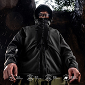 Monster Guardians守护者系列秋冬男子三防加绒户外运动夹克外套