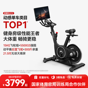 麦瑞克黑耀骑士动感单车家用款健身车投屏款专业减肥室内运动器材