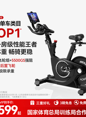 麦瑞克动感单车家用健身自行车专业减肥室内运动器材黑曜骑士S12