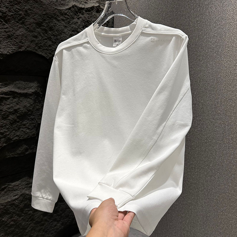 简约内搭爆款圆领休闲拼接卫衣