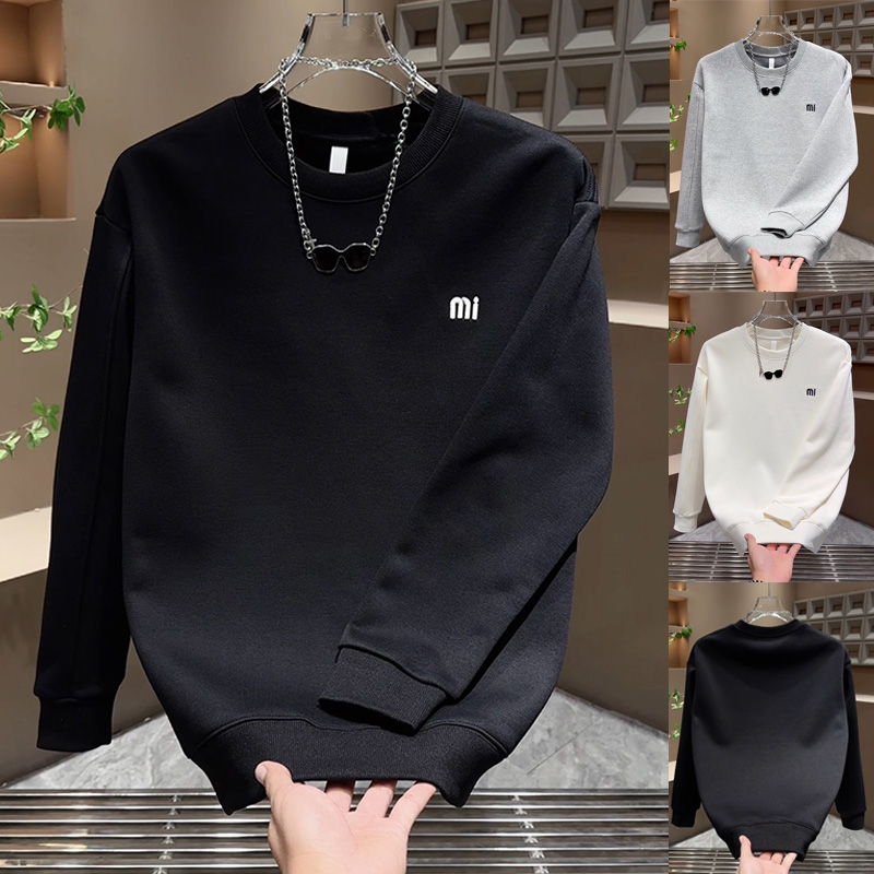 圆领加绒卫衣男士休闲T恤衫