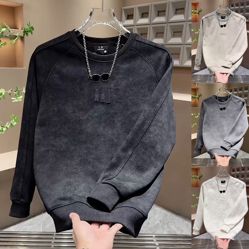 2025秋冬男士个性印花重磅卫衣