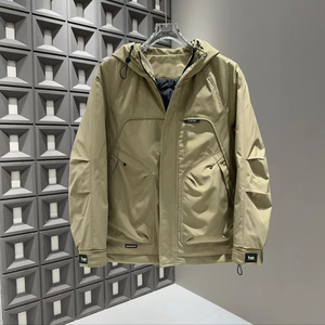 加棉加厚保暖工装棉服男2024新款秋冬季宽松外套男款潮牌夹克棉衣