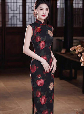 江南司造丨旗袍老上海改良送考妈妈中长款短款中老年大码小个子复