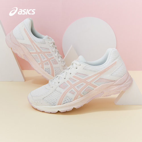 asics亚瑟士女子跑鞋渐变粉色