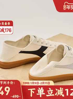 diadora/迪亚多纳休闲懒人鞋一脚蹬情侣舒适帆布鞋Saunter SLIPON