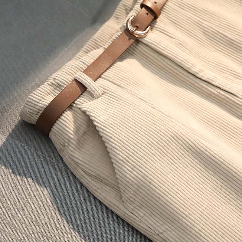 【品牌正品女装新品超级秒杀 不接受退换】灯芯绒哈伦裤女秋冬