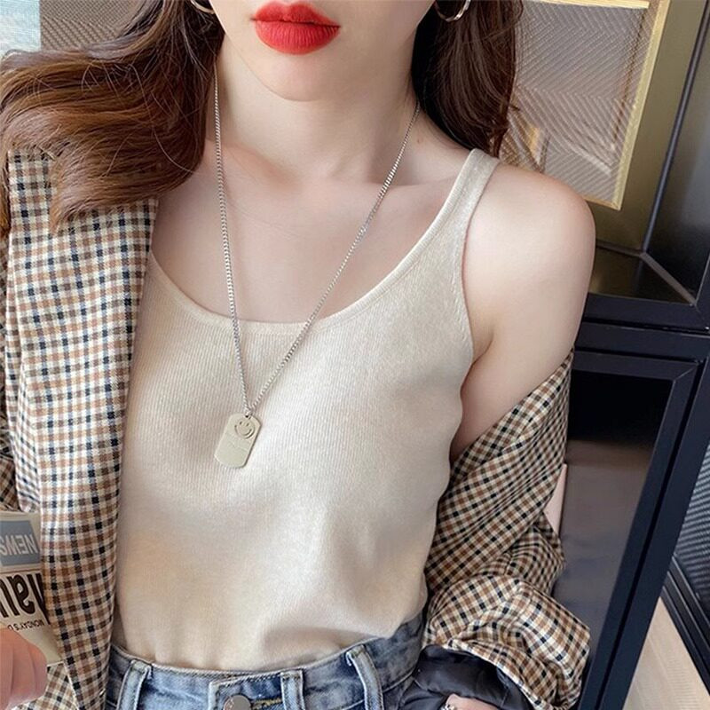 品牌折扣正品女装断码清仓特价不能退换胖mm大码针织吊带背心女春