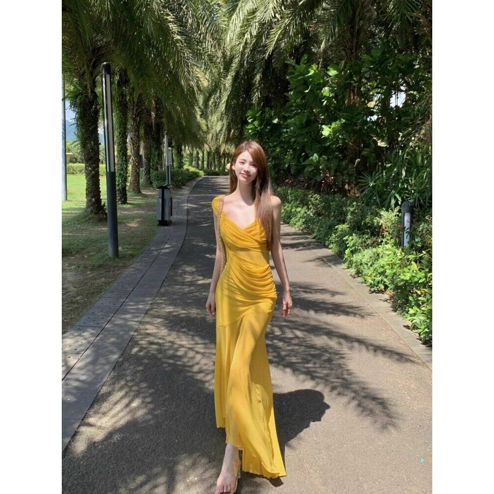 品牌折扣正品女装断码清仓特价不能退换泰国旅游度假拍照连衣裙