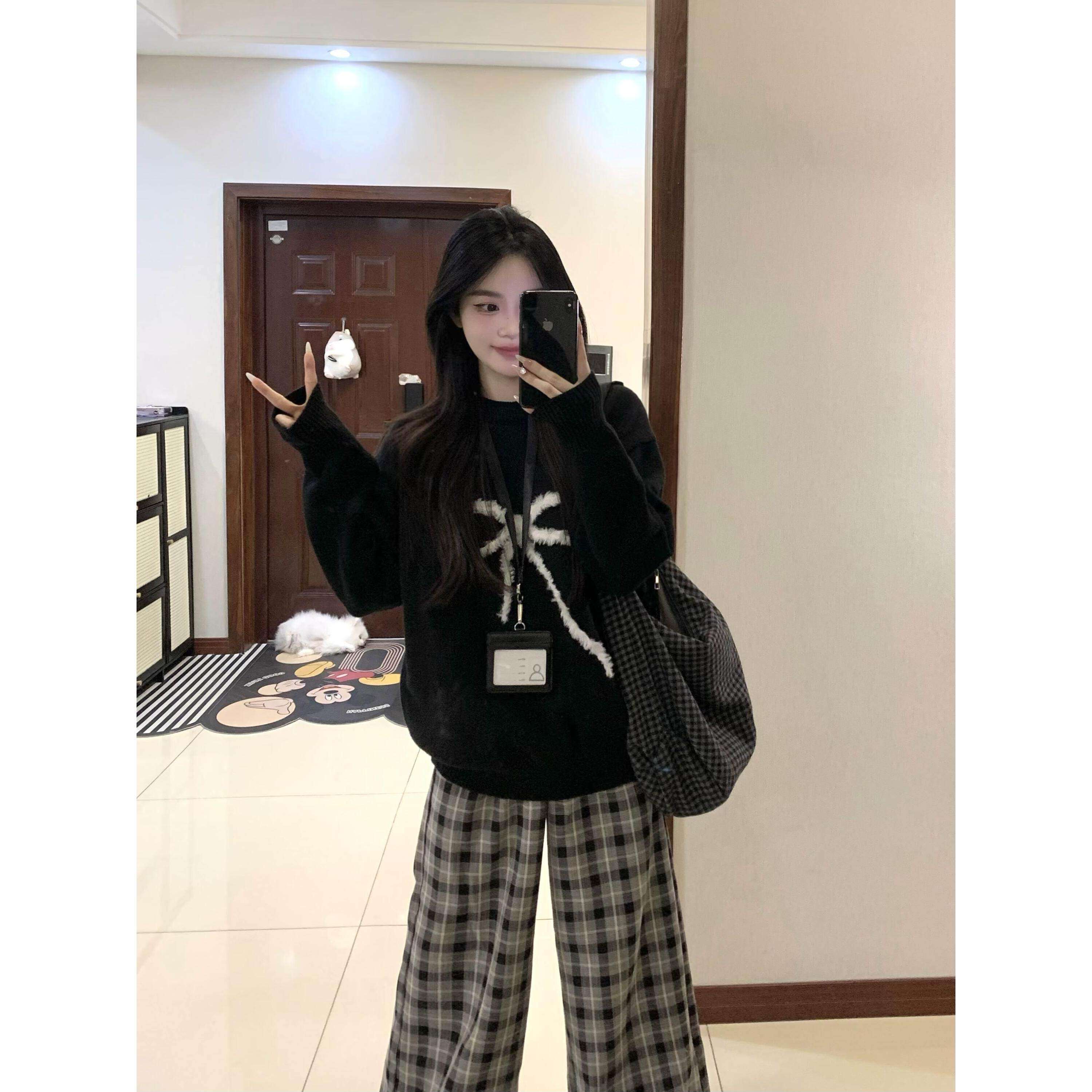 品牌正品女装衣服断码特价清仓 不退换-费尔岛圆领不起球毛衣女秋