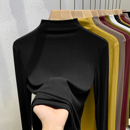 品牌折扣正品女装断码清仓特价不能退换2件装 半高领打底衫女秋冬