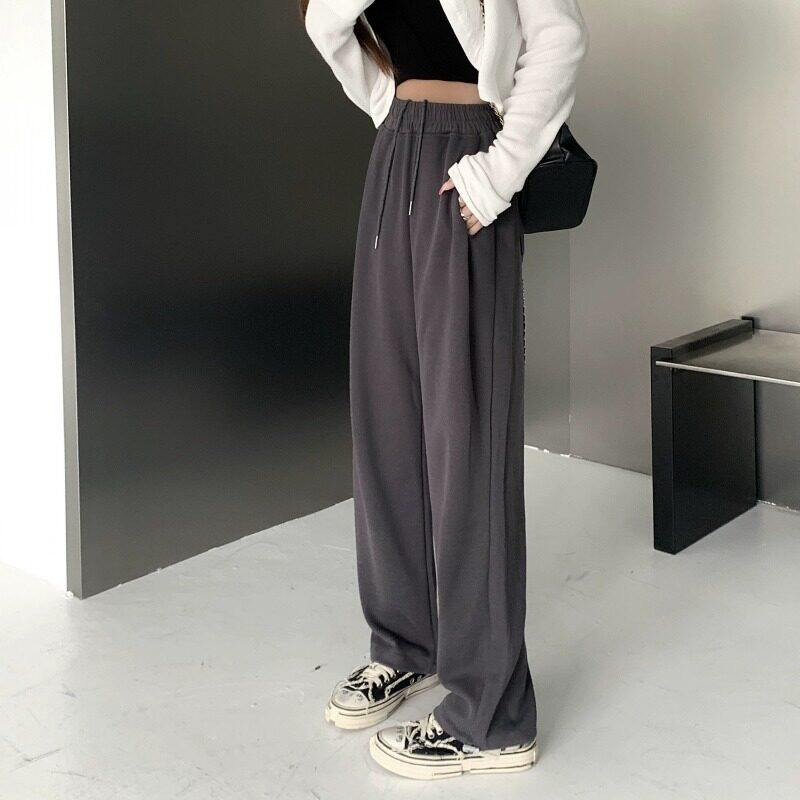 品牌折扣正品女装断码清仓特价不能退换灰色运动裤女小个子显高秋