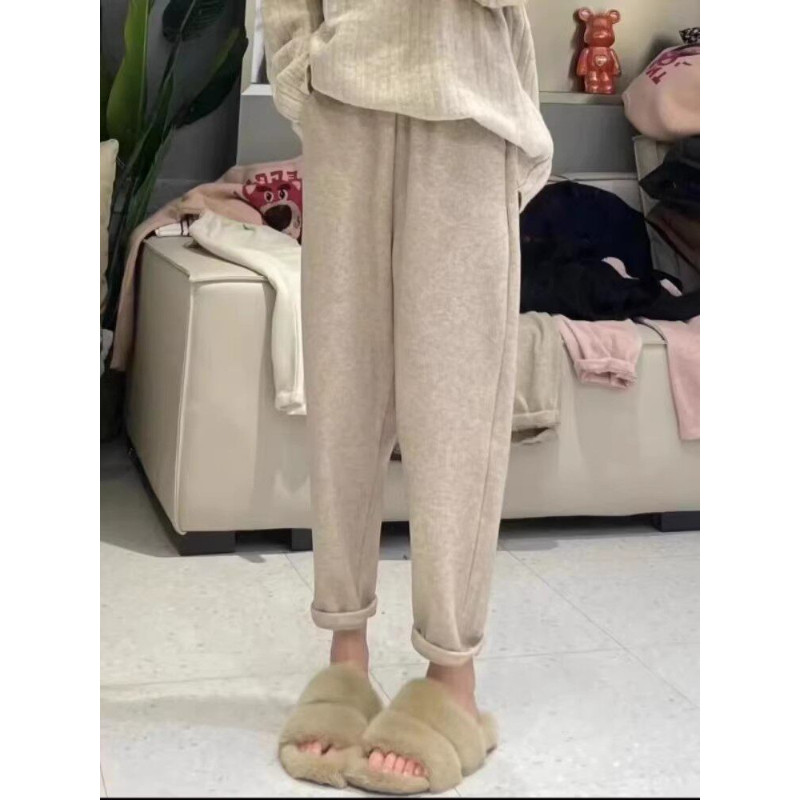 品牌折扣正品女装断码清仓特价不能退换加绒裤子女小个子冬季显高
