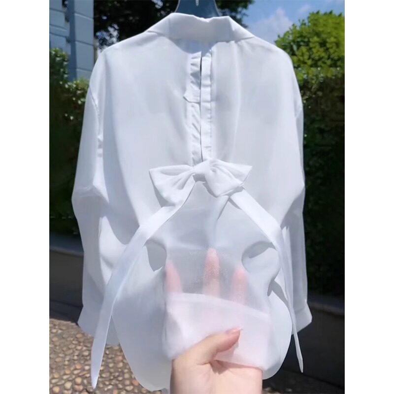 品牌折扣正品女装断码清仓特价不能退换法式后背开叉蝴蝶结防