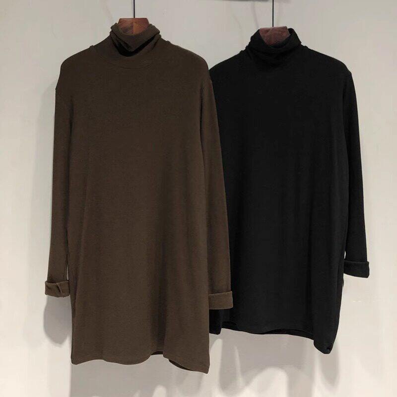 品牌折扣正品女装断码清仓特价不能退换卫衣叠穿中长款加绒高领