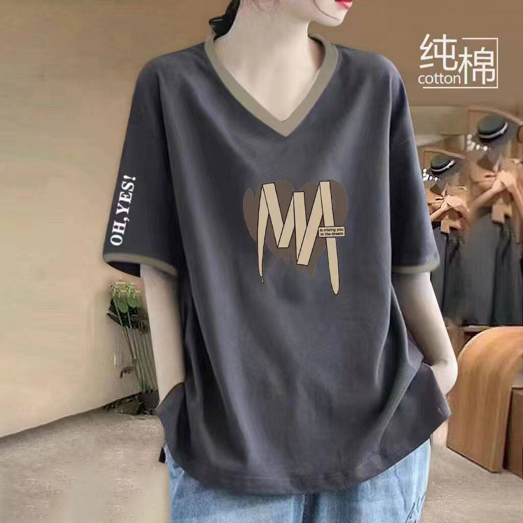 品牌折扣正品女装断码清仓特价不能退换大码短袖T恤女夏季微