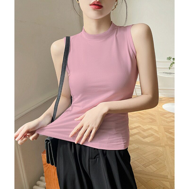 【品牌正品女装新品超级秒杀 不接受退换】小立领吊带背心女外穿