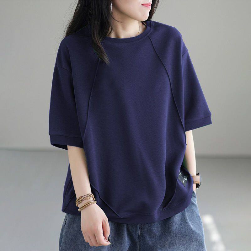 品牌折扣正品女装断码清仓特价不能退换棉大码短袖T恤女秋季宽松