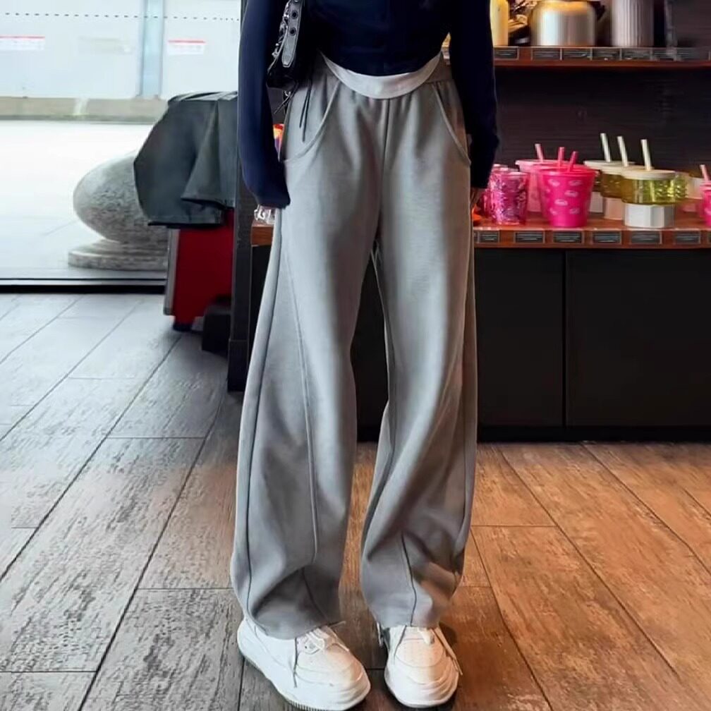 品牌正品女装衣服断码特价清仓 不接受退换-色运动裤女春秋新款弯