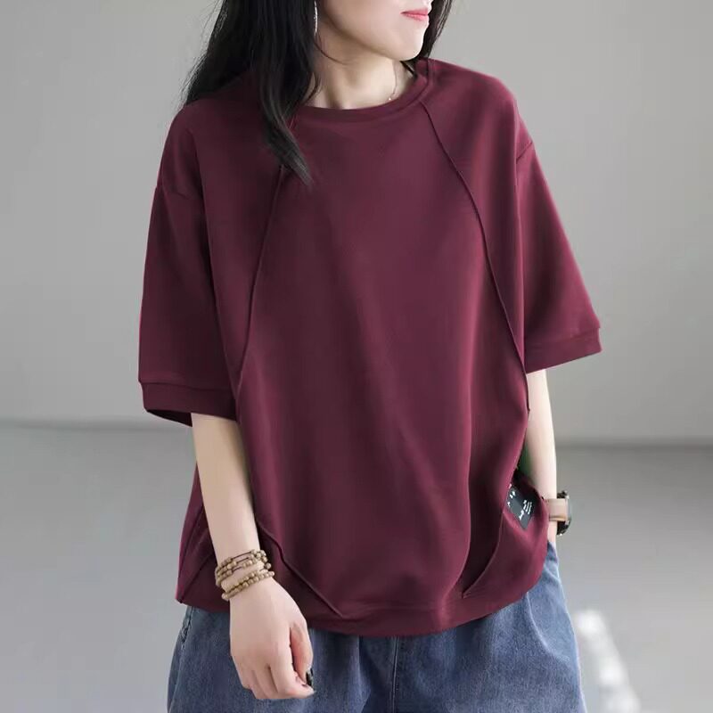 【品牌正品女装新品超级秒杀 不接受退换】纯棉大码短袖T恤女春