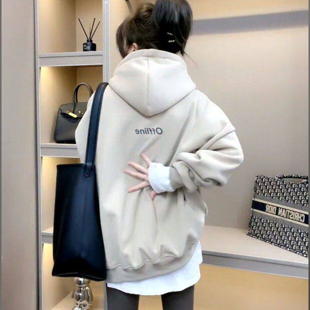 品牌折扣正品女装断码清仓特价不能退换加绒卫衣女新款爆款秋冬