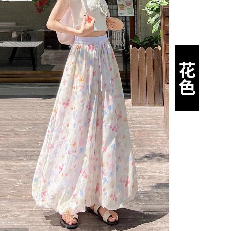 品牌折扣正品女装断码清仓特价不能退换碎花甜美花苞裙裤女夏季新