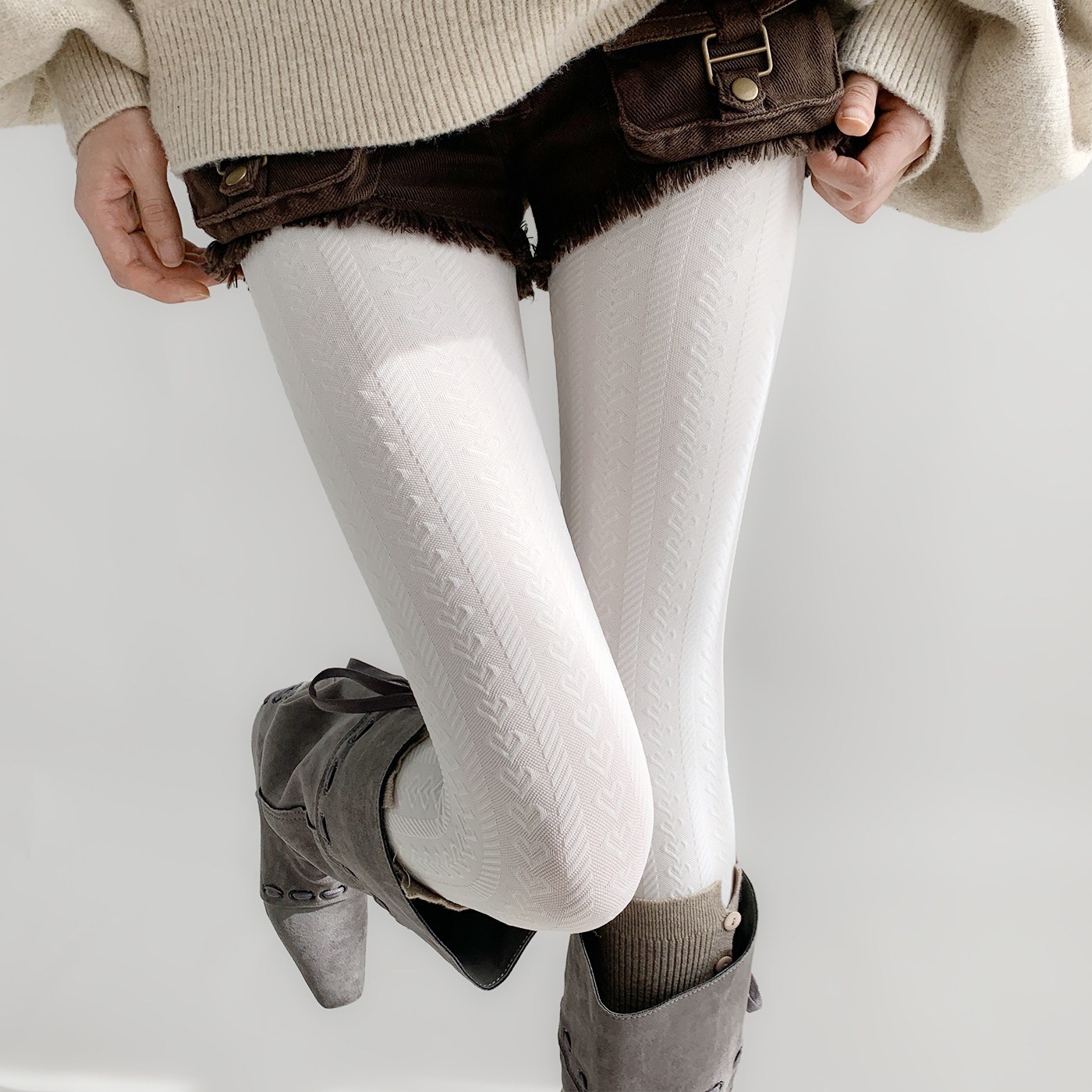 夜间教习室连裤袜女春秋款百搭显瘦外穿袜子lolita爱心提花打底裤,女士内衣/男士内衣/家居服,连裤袜/打底袜,淘宝优惠券,粉丝福利购,淘宝优惠卷