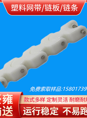 1701TAB塑料龙骨链 转弯 53.3宽 50节距链板 利乐包传送链