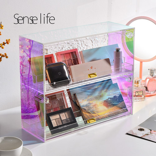 化妆收纳盒眼影盘粉饼香水收纳盒