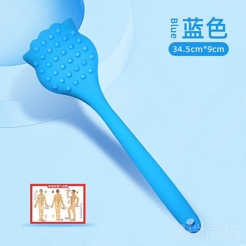 高档硅胶经络养板拍拍痧捶背神器拍打板敲背锤肩颈拍按摩棒生手动