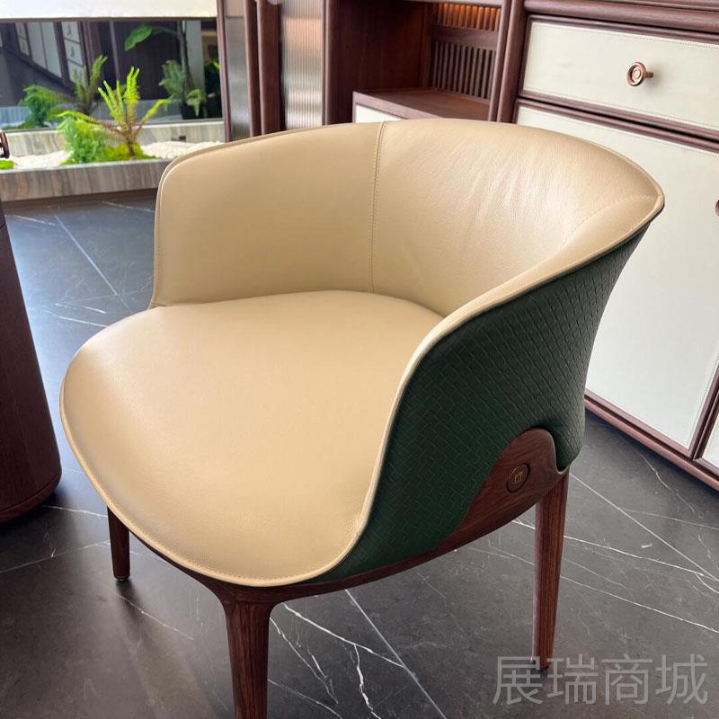 高档新中式板岩茶桌北美黑胡桃木新禅意泡茶台高款端阳台实木茶桌