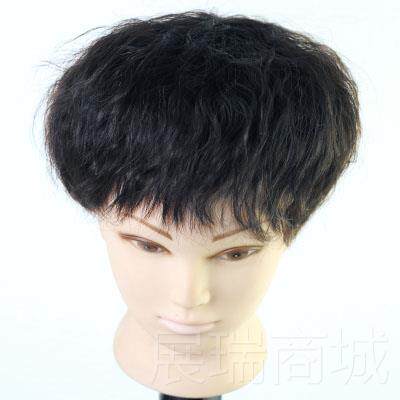 高档豪卷奕发盖白发增发量大面头积玉米烫透气发块真补发片顶发型